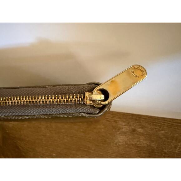 Louis Vuitton Zippy Wallet Women's Green Monogram Vernis Leather Long Clutch Zip - Picture 8 of 16